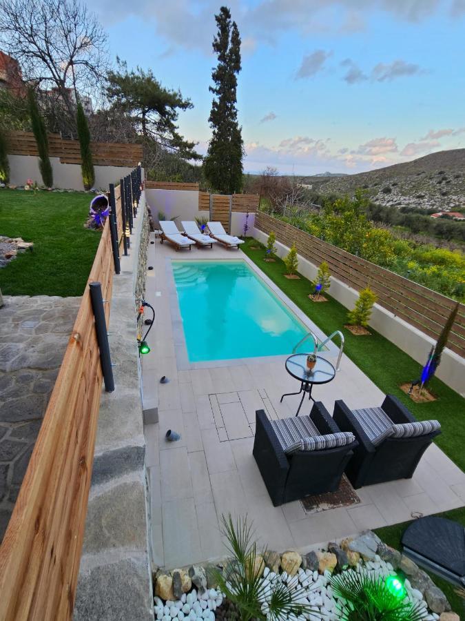 Elia Paradise Villa With Private Pool Héraklion Extérieur photo
